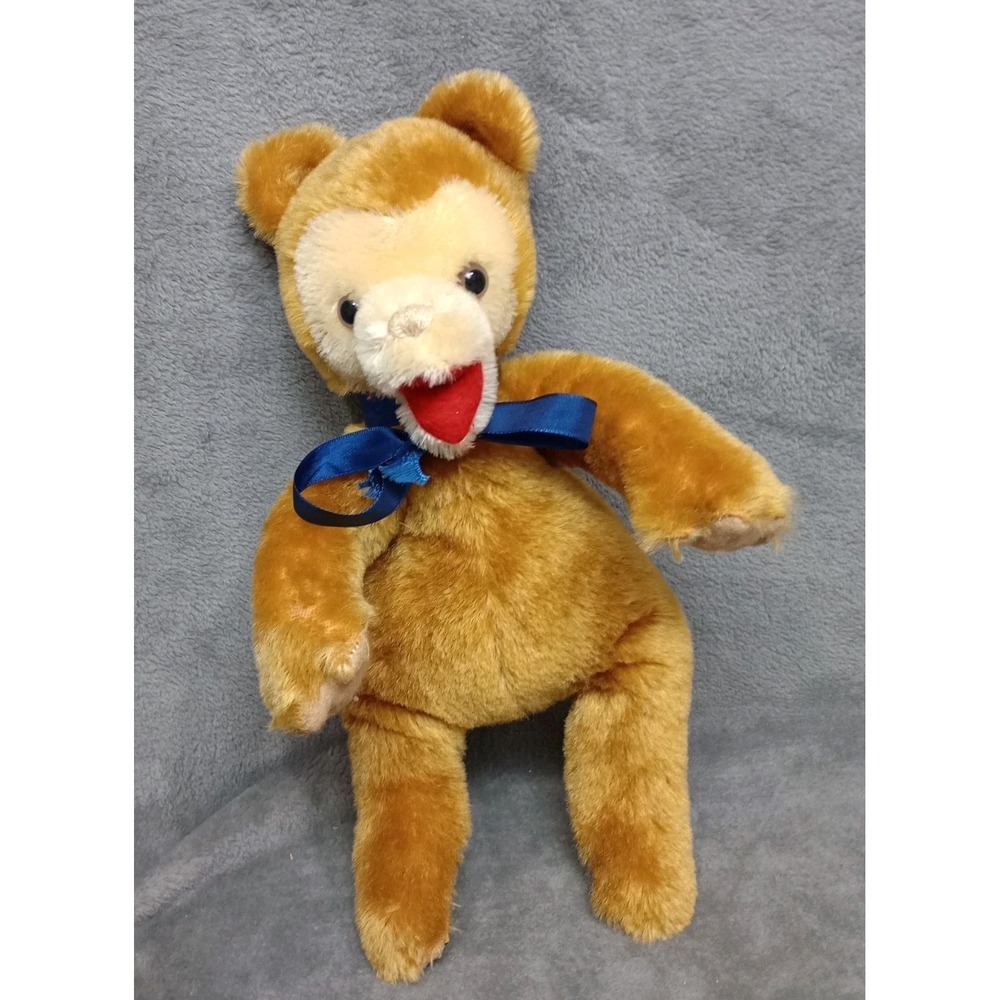 MerryThought Teddy Bear MOHAIR "Teddy Do Fings." Ironbridge, Shrosphire Limited